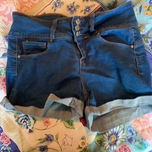forever 21 high rise shorts